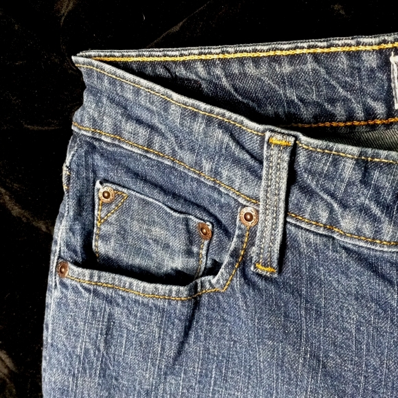 111 Levi Jeans size 10 misses pockets zipper button shipping Denim boot cut - Picture 4 of 14